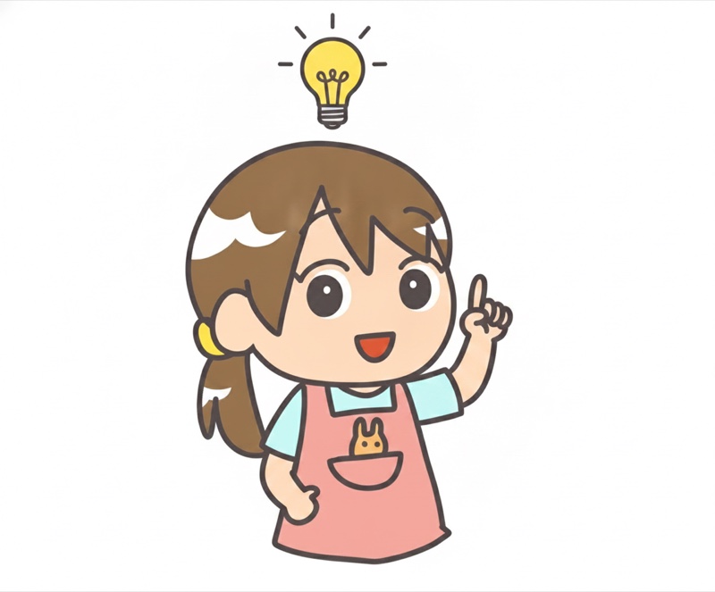 ひらめいた表情の公式キャラクター・そら