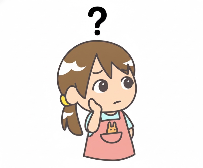 どちらにしようか考えている公式キャラクター・そら